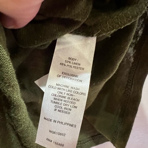 Market & Spruce Womens Green Tank Top Size‎ XL Adjustable Straps - Picture 3 of 4